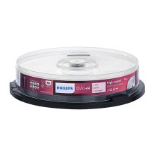 飞利浦 PHILIPS DVD+R 刻录光盘 16速 4.7GB 桶装10片