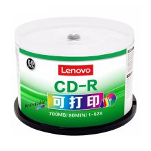 联想 LENOVO CD-R 办公系列 光盘/刻录盘 52速 700MB 桶装50片