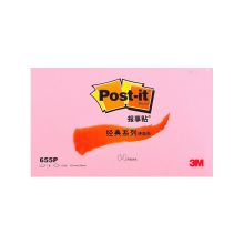 3M 655P 经典粉彩便条纸5*3in 100页 粉红（单位：本）