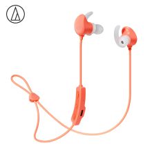 铁三角/Audio-technica ATH-SPORT60BT 带麦蓝牙  耳机 运动防水入耳YC 粉色