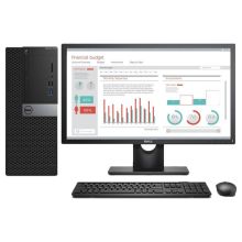 戴尔 OptiPlex 7050 Tower 005878 i7-7700/8G/1T/R5430-2G独显/21.5英寸显示器 商用台式电脑主机 灰色（单位：台）