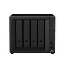 群晖 DS918+ 四盘位 NAS网络存储服务器 黑色(Intel Celeron J3455/4GB DDR3L-1866/4TB*4) （单位：台）