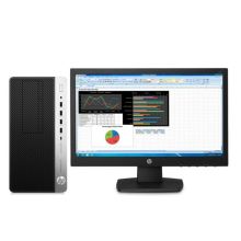 惠普 ProDesk 680 G3 TWR i5-6500/4G/500G/DVD/1G独显/19.5寸/Win7 Home 台式电脑 黑色（单位：台）