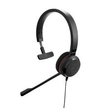 捷波朗 JABRA EVOLVE30 II 头戴式单耳话务耳机 USB 3.5mm单插 黑色