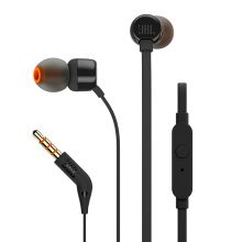JBL T110 立体声入耳式耳机 带麦可通话 经典黑