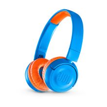 JBL JR300BT 学生头戴式无线蓝牙耳机 带麦低分贝 蓝色