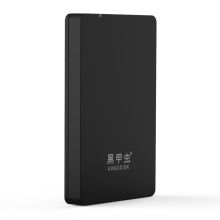 黑甲虫 KINGIDISK H120系列 120G 2.5英寸 USB3.0 移动硬盘 磨砂黑
