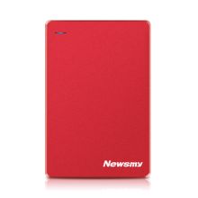 纽曼 Newsmy 清风金属系列 2.5寸 移动硬盘 USB3.0 1TB 东方红
