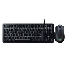 雷蛇 RAZER 黑寡妇蜘蛛轻装+巴塞利斯 有线游戏键鼠套装 黑色