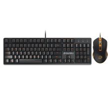 达尔优 DAREU DK100+EM905 键鼠套装 黑轴 黑色