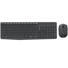 罗技 LOGITECH MK235 无线键鼠套装 黑灰色