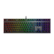 雷柏 RAPOO V700RGB合金版 青轴 机械键盘 黑色