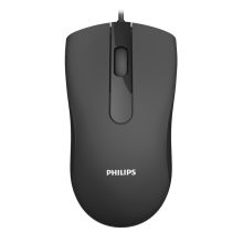 飞利浦 PHILIPS SPK7101 有线光学USB鼠标 黑色