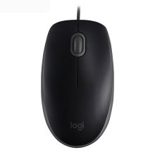 罗技 LOGITECH M110 有线鼠标 黑色