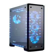 美商海盗船 USCORSAIR 570X RGB 镜面黑中塔机箱