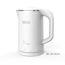 韩国现代（HYUNDAI）QC-SH1821A 双层防烫304不锈钢电水壶 白色（单位：台）