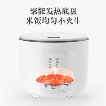 生活元素 F74 2升迷你小饭煲不粘内胆 智能预约 蒸饭器 电饭煲 白色（单位：台）