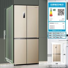 容声（Ronshen）BCD-462WD12FP 462L 十字门家用电冰箱 金色（单位：台）