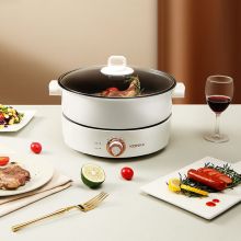 康佳 KGHG-1341 多功能家用4L高颜值 电火锅 白色（单位：台）