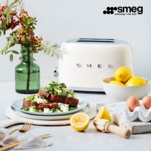 斯麦格(SMEG) TSF01 不锈钢烤面包机 奶白色(单位：台)