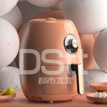 都市太太 963030 08 螺旋360°循环加热 空气炸锅 奶橘色（单位：套）