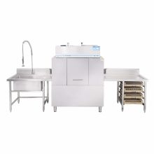 迪沃斯  DZFD130  1300*730*1800mm  通道式洗碗机  适用于学校、医院、食堂、政府机关、酒店等餐饮场所  白色  (单位:台)