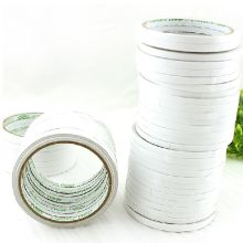 得力 30414 6mm*10y棉纸双面胶带 白色（6卷/筒）（单位：筒）