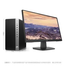 惠普 HP ProDesk 480 G6（I7 8700 16G 1TB+256固态 4G独显配P24V显示器 台式电脑 黑色 (单位:套)