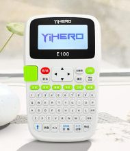谊和 E100 6-18mm 标签打印机 便携式（含10个色带） 白色 (单位：个)