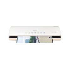 得力 3897 塑封膜 A4简洁时尚静音型塑封机 过塑机 冷热裱 浅银灰 （ 单位：个）