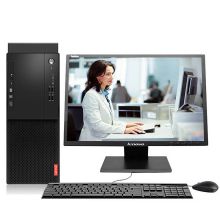 联想 启天M425-D191 台式电脑（i5-9500/8G/1T+128GSSD/集显/DVDRW/Win10/23寸显示器/三年上门服务） 黑色（单位:台）