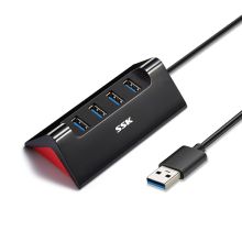 飚王 SHU835 四口USB3.0高速传输分线器 多功能拓展坞集线器   黑色  （单位：个）