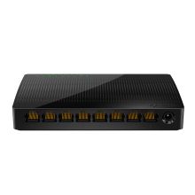 腾达 SG108 8口千兆交换机 分线器 监控网络分流器 黑色 (单位:个)