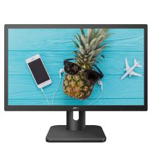 AOC 22E1H 21.5英寸不闪屏技术电脑显示器（HDMI接口/快拆支架/低蓝光设置) 黑色 (单位：个）