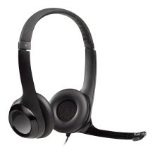 罗技 LOGITECH H390 头戴式多功能立体降噪耳麦 黑色