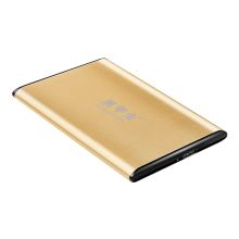 黑甲虫 KINGIDISK SLIM系列 金属超薄款 2.5英寸移动硬盘 USB3.0 320G 土豪金