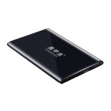 黑甲虫 KINGIDISK SLIM100系列 金属超薄款 2.5英寸 移动硬盘 USB3.0 1TB 子夜黑