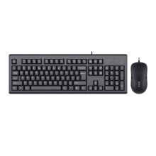 双飞燕 A4TECH WKM-1000 有线键鼠套装 黑色