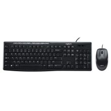罗技 LOGITECH MK200 有线光电键鼠套装 黑色