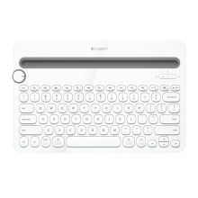 罗技 LOGITECH K480 多功能蓝牙键盘 白色
