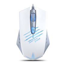 达尔优 DAREU LM109 电竞游戏有线鼠标 白色