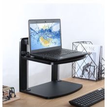 多立佳 B324 40*24.5*37cm 电脑显示器增高架 黑色（单位：件）
