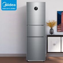 美的（Midea） BCD-260WTPZM(E) 660*575*1830mm 风冷无霜三门冰箱 银色（单位:台）