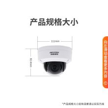 海康威视 DS-2CD3125FV2-I 111*84.4mm 200万 30米红外夜视带插卡带POE室内监控器 白色（单位：台）