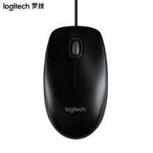 罗技（Logitech） M100r 一个装 有线鼠标 大手鼠标 黑色(单位：个)