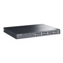 普联 TL-SG5428PE 24GE(PoE)+4SFP 全千兆三层网管企业交换机 黑（单位：个）