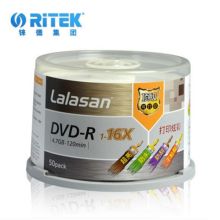 铼德Ritek 拉拉山打印炫彩可打印刻录盘 DVD-R 16X 50片装