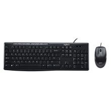 罗技/Logitech   MK200 即插即用有线 键鼠套装  台式外接笔记本电脑专用 商务办公有线键盘鼠标套件  1*1