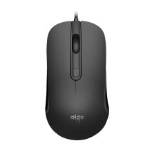 爱国者 AIGO Q21 4D静音版 有线办公鼠标 黑色