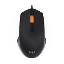 爱国者 AIGO M100 有线办公鼠标 黑色